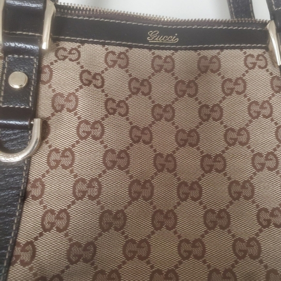 Gucci Medium GG Monogram Canvas Abbey Tote Bag. - Picture 3 of 12